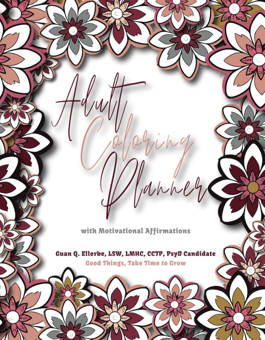 Adult Coloring Book Planner