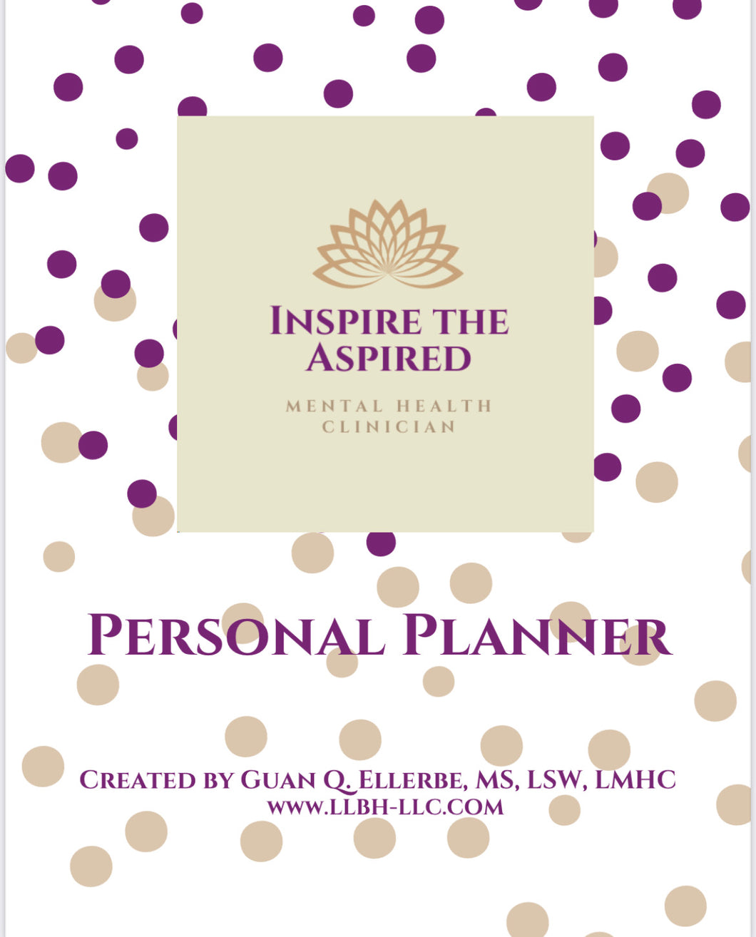 Inspire the Aspired Weekly Planner